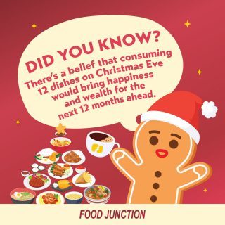 Time to see if the belief is true… 😏

Pick your 12 dishes at Food Junction and enter our Great Festive Escapade lucky draw for a chance to win prizes such as flight vouchers, cruise vouchers, staycation packages, and many more! 

Simply spend a minimum of $8 in a single receipt and purchase any drink item to get a sticker. Complete a set of 2-3 identical stickers to enter.

* T&Cs apply

#foodjunctionsg #thegreatfestiveescapade